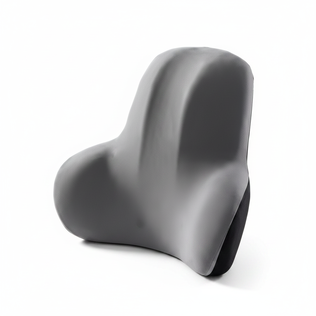 Coussin lombaire gris