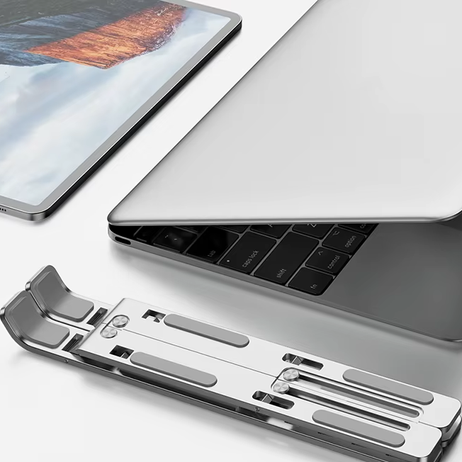 Support Laptop Aluminium Réglable et Pliable